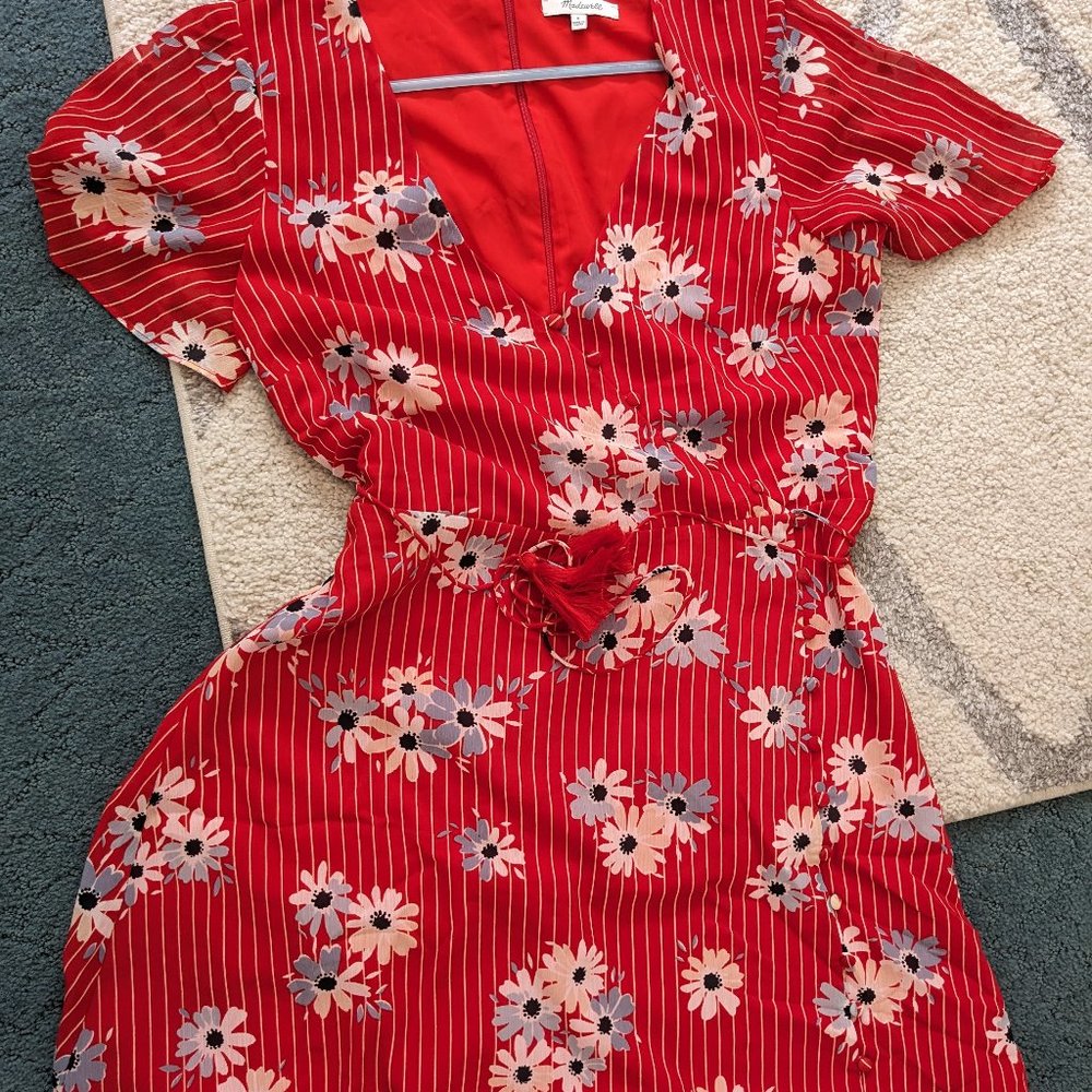 NWOT Madewell Flowy Mini Dress 6